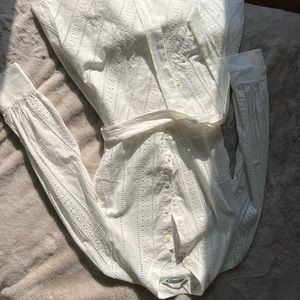 Zara embroidered dress